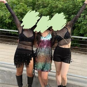 Sequen ombré Express mini dress Medium